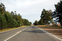 дорога в Листвянку